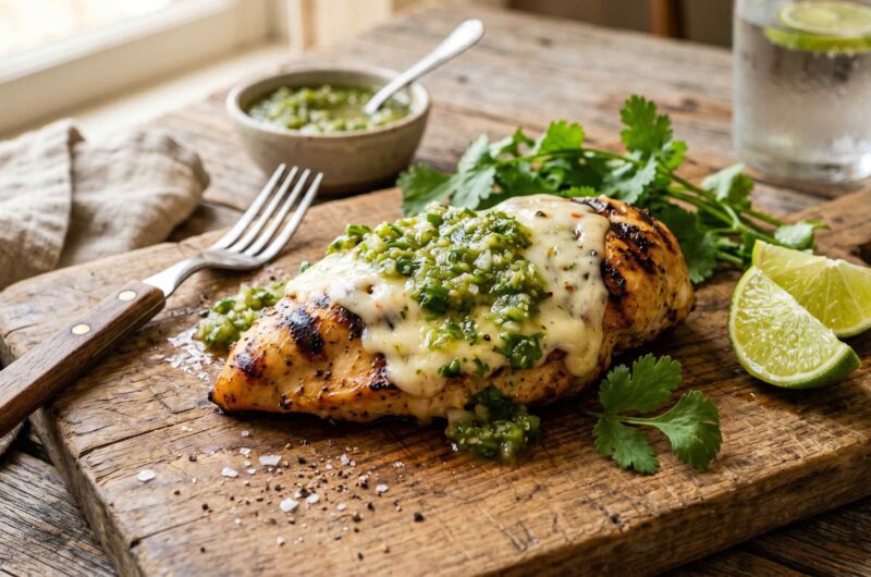 Mexican Style Grilled Chicken With Pepper Jack Cheese