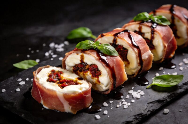 Italian Sushi Recipe With Prosciutto and Burrata Inside