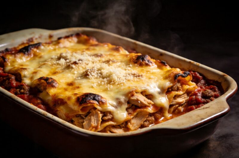 Classic Turkey Lasagna With Rich Tomato Meat Sauce