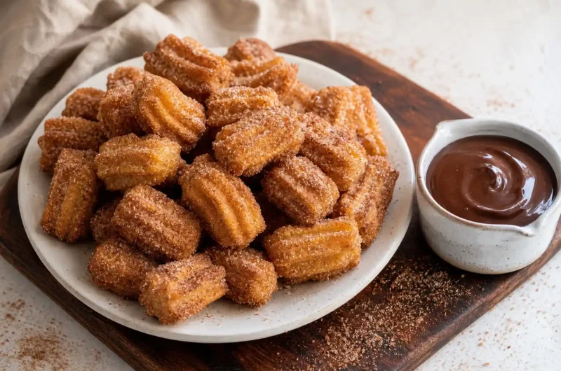 Easy Cinnamon Sugar Air Fryer Churros From Scratch