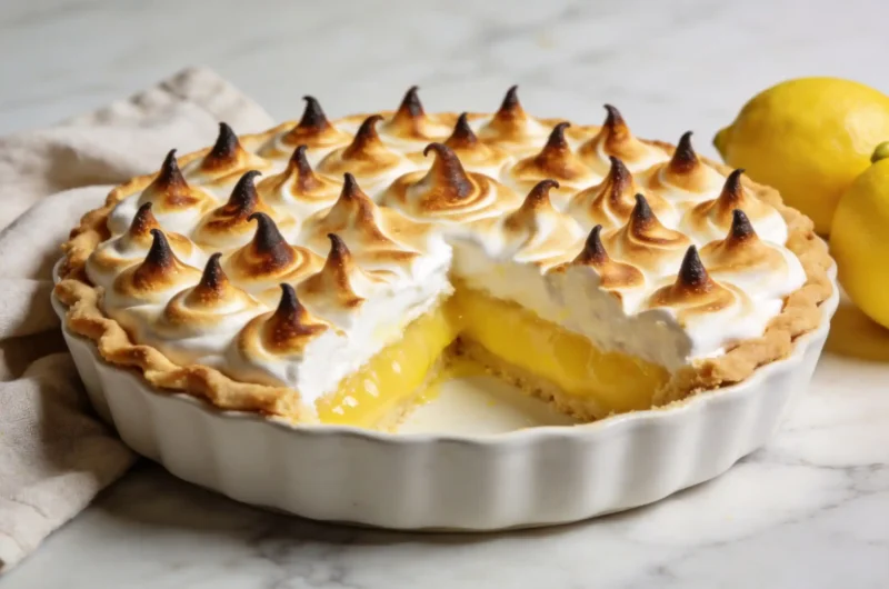Easy Baked Lemon Meringue Pie With Flaky Crust