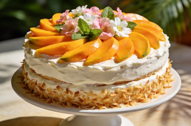 Mango Coconut Cake That Tastes Like a Tropical Holiday