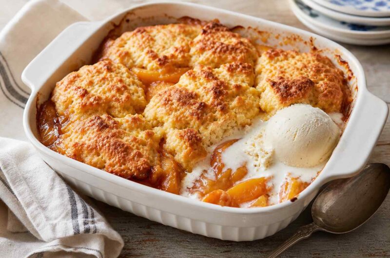 Quick Peach Cobbler Recipe Ready in Under an Hour