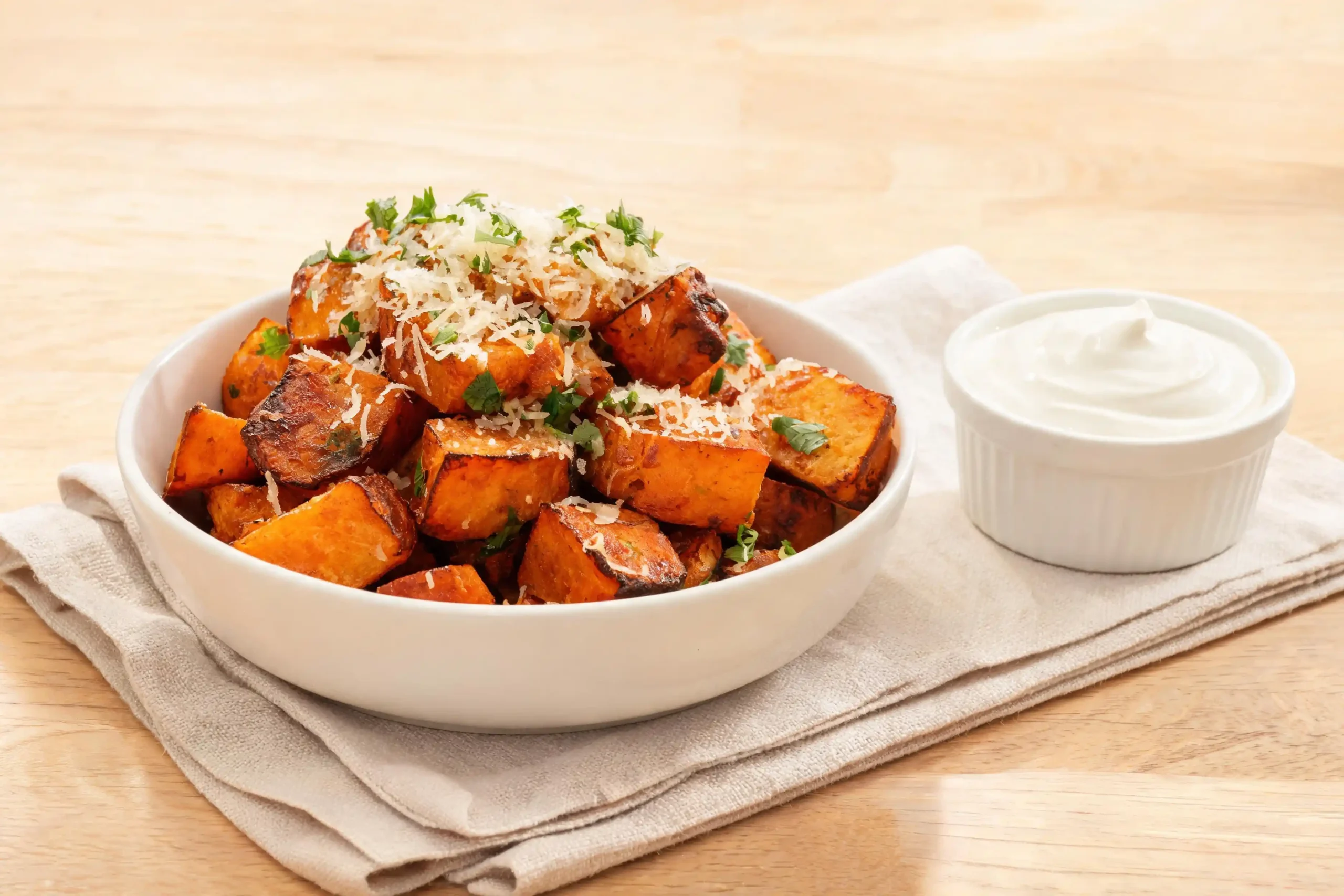 Crispy Roasted Sweet Potato Bites Easy and Impressive