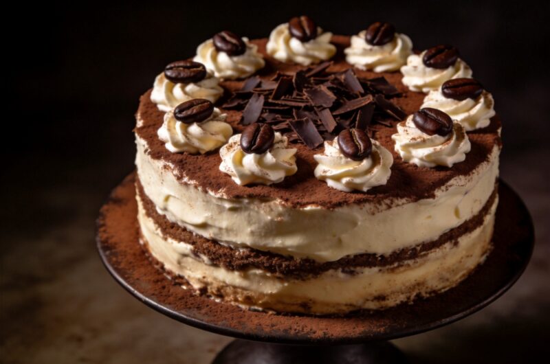 Tiramisu Cake With Mascarpone Frosting Recipe